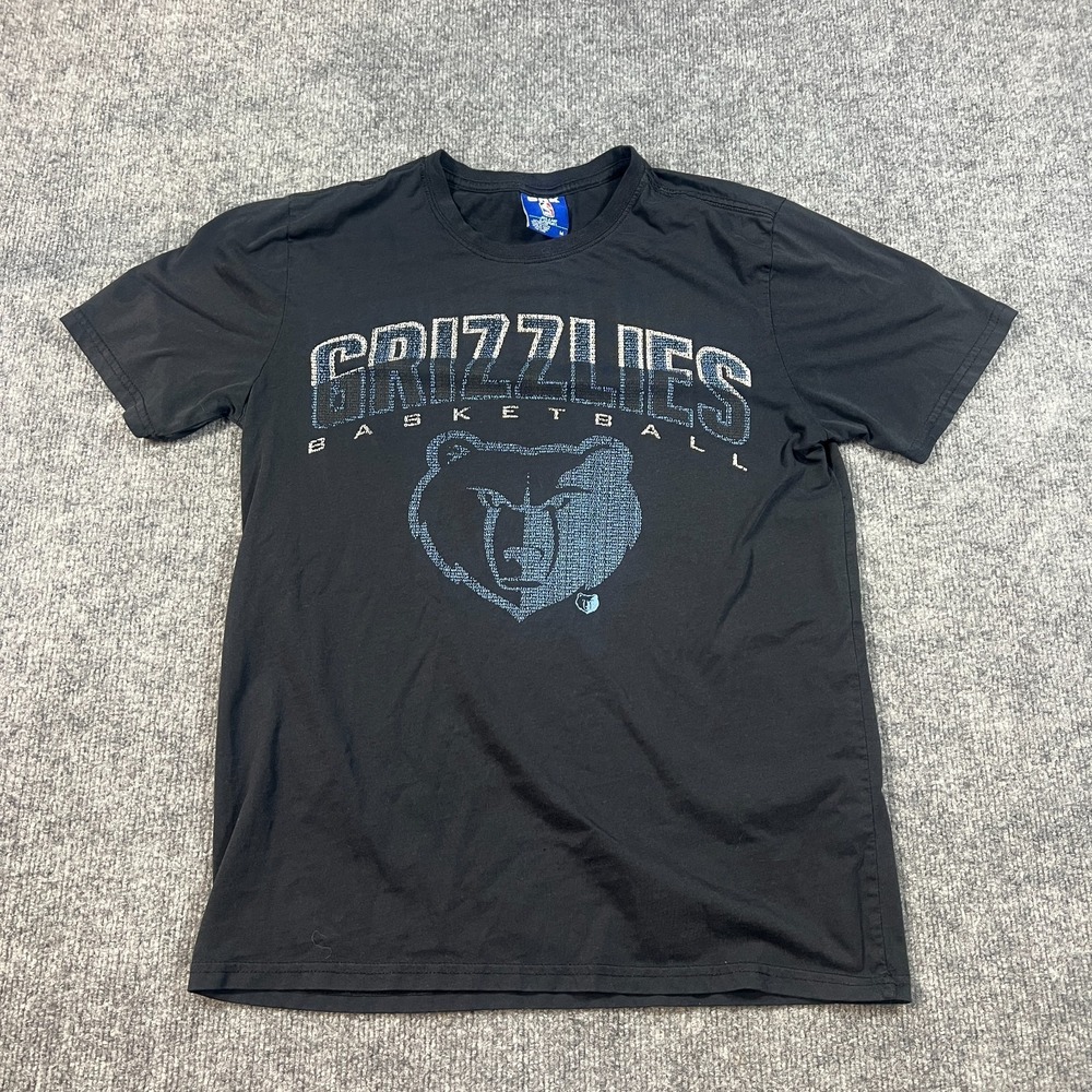 UNK Black Evolve T Shirt Mens Medium Black Memphis Grizzlies Basketball NBA Logo